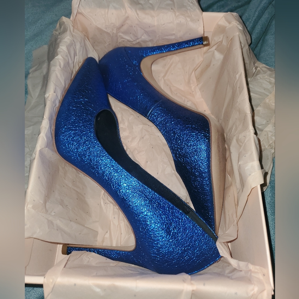 Electric Blue Heels